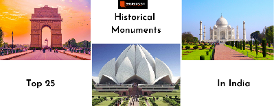 Top 25 Famous Historical Monuments in India to Visit