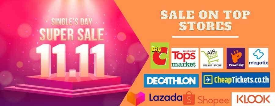 11.11 Mega Sale In Thailand: What are the best brands to shop on Single's Day?