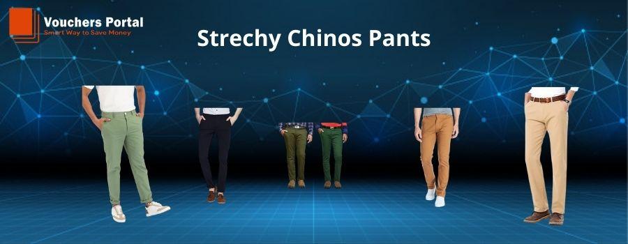 How To Wear & Style Strechy Chinos Pants?