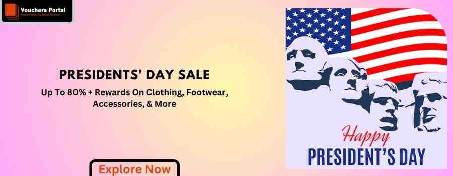 Presidents' Day Sale 2024 - Up To 80% + Rewards On Clothing, Footwear, Accessories, & More